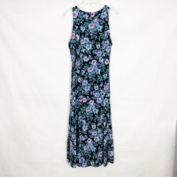 Vintage E.D. Michaels Dress Womens Small Floral Maxi Fairy Grunge Event Romantic - Picture 1 of 13